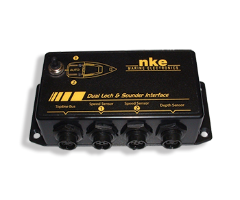 NKE Marine Electronics Dual Log & Sounder interface