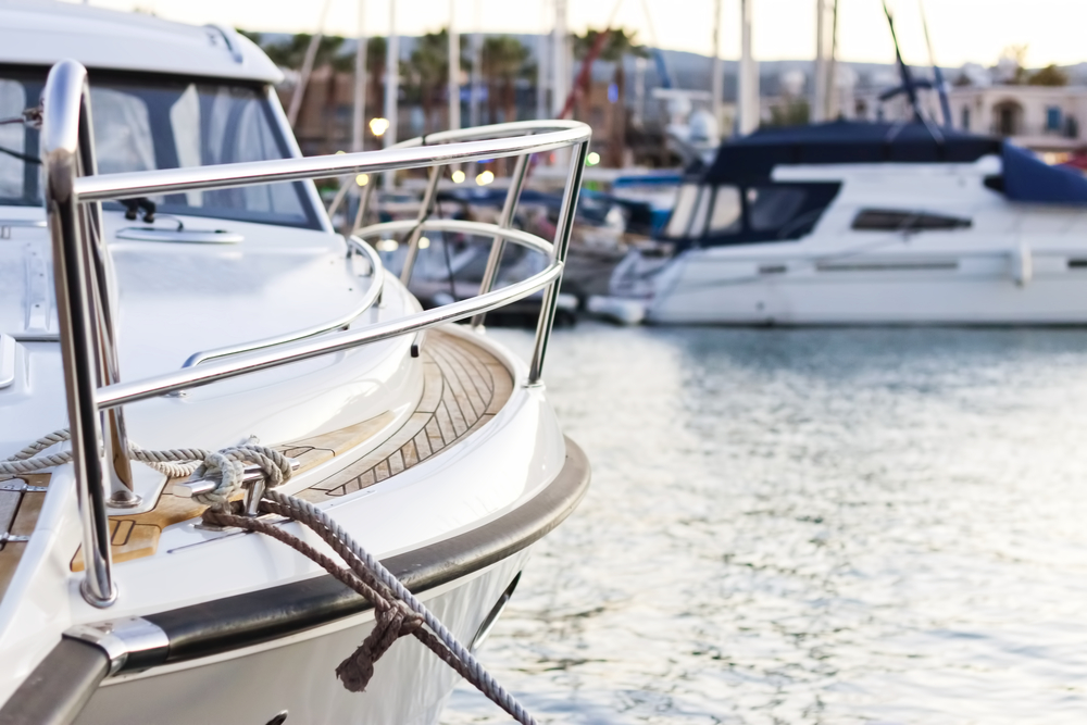 Boat on dock